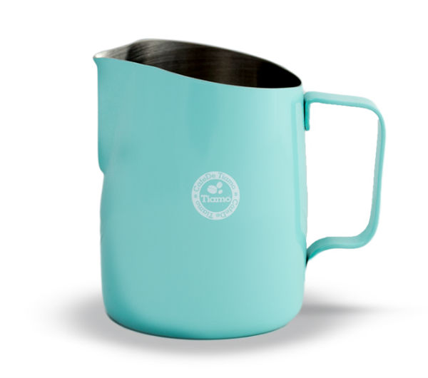 Tapered Milk Pitcher 450ml - teal blue